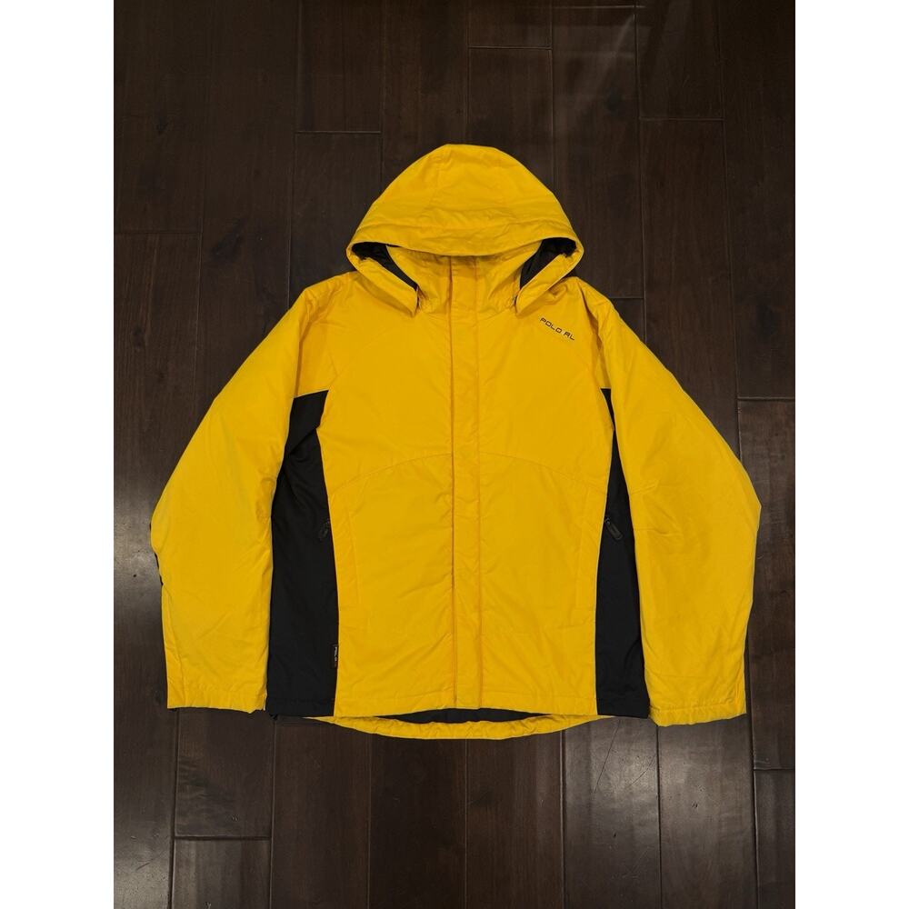 Vintage Polo Ralph Lauren Snowboard Jacket Yellow/Black Puffer (Men’s XL)